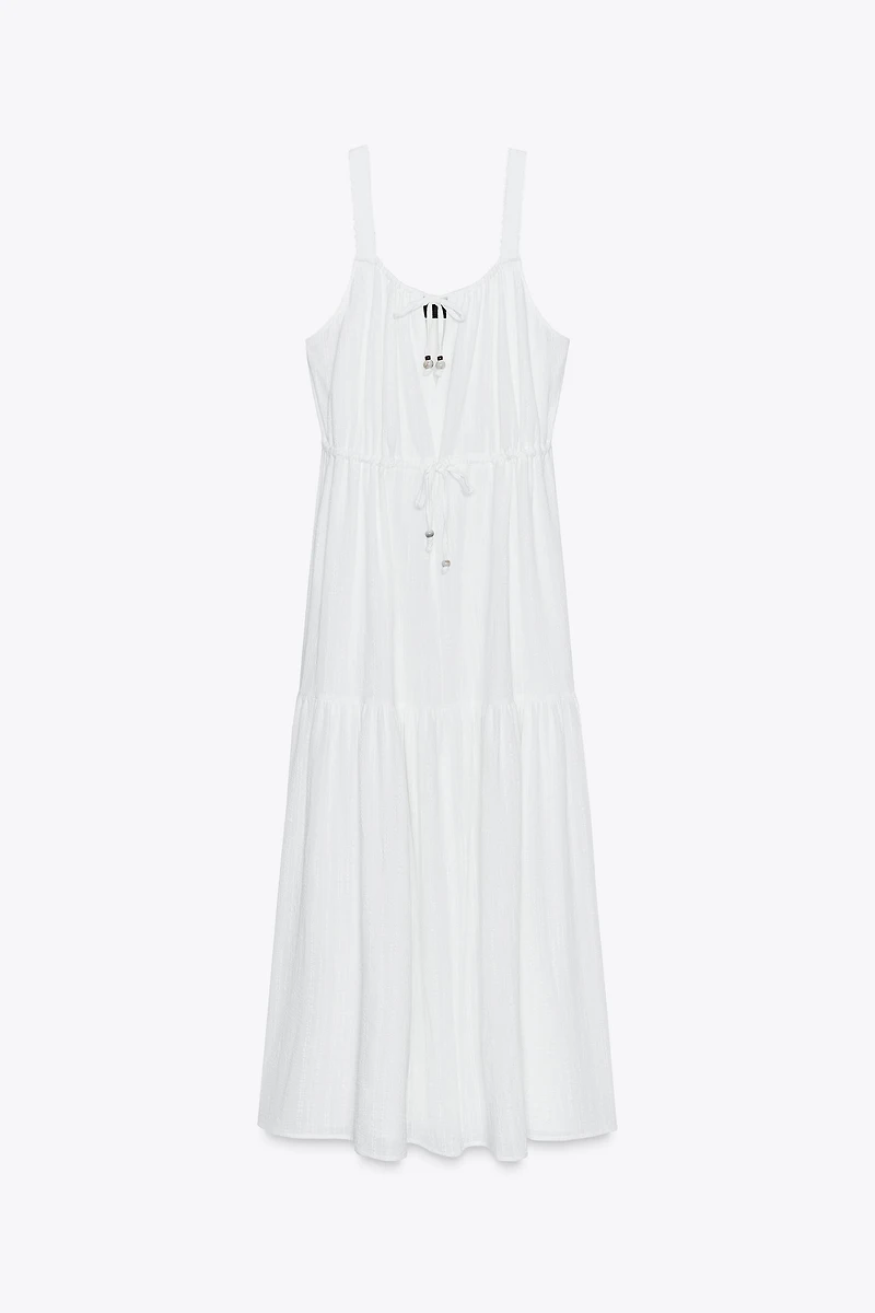PANELED MIDI DRESS