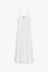 PANELED MIDI DRESS