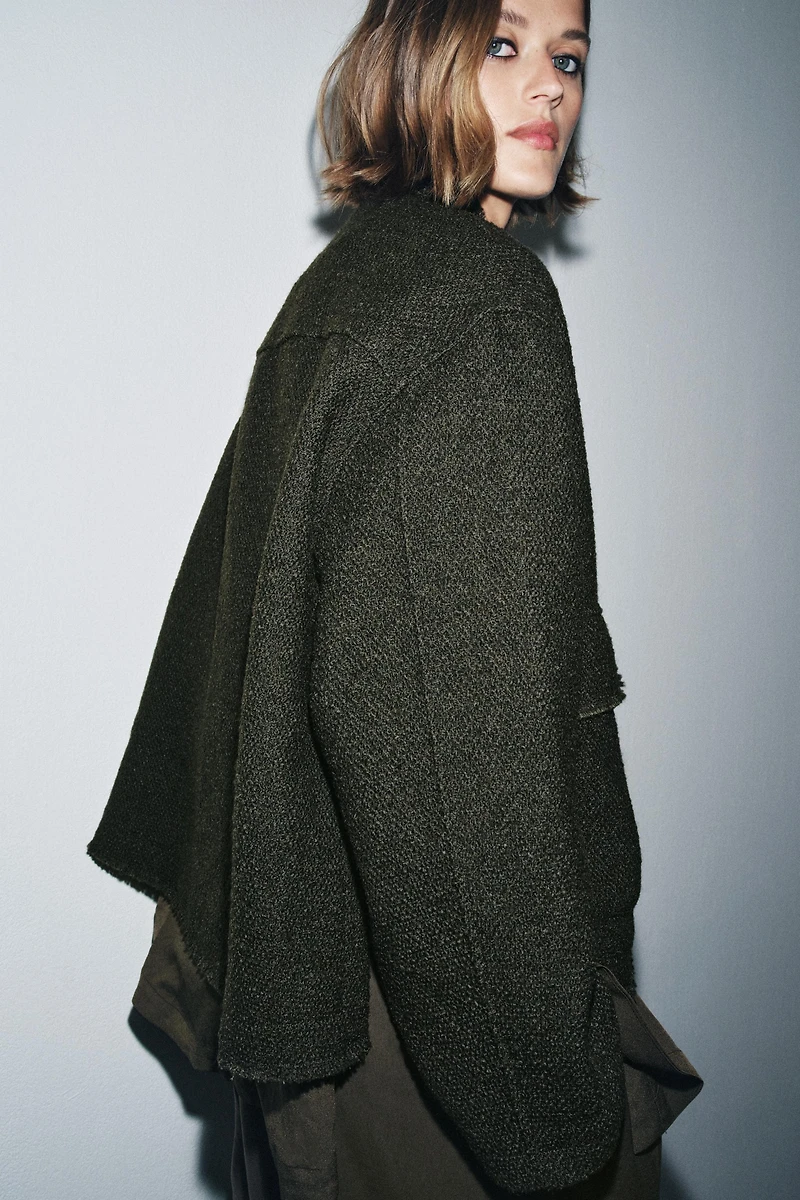 VESTE STRUCTURÉE AVEC LAINE ZW COLLECTION