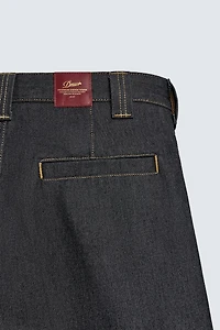 RELAXED FIT DENIM JORTS