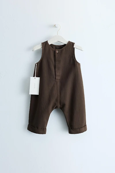 ZARA TIMELESS - SOLID SERGED OVERALLS