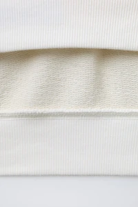 SHORT SLEEVE CAN PRINT SWEATSHIRT