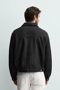 QUILTED DENIM OVERSHIRT