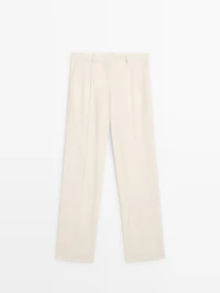 Trousers with double darts - LIMITED