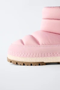 BOTTINES MÉTALLISÉES WATER REPELLENT