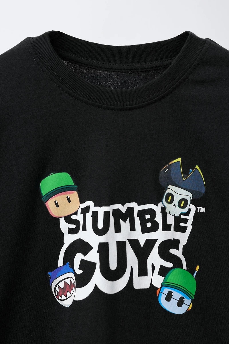 STUMBLE GUYS ™ © SCOPELY LAYERED LONG SLEEVE T-SHIRT
