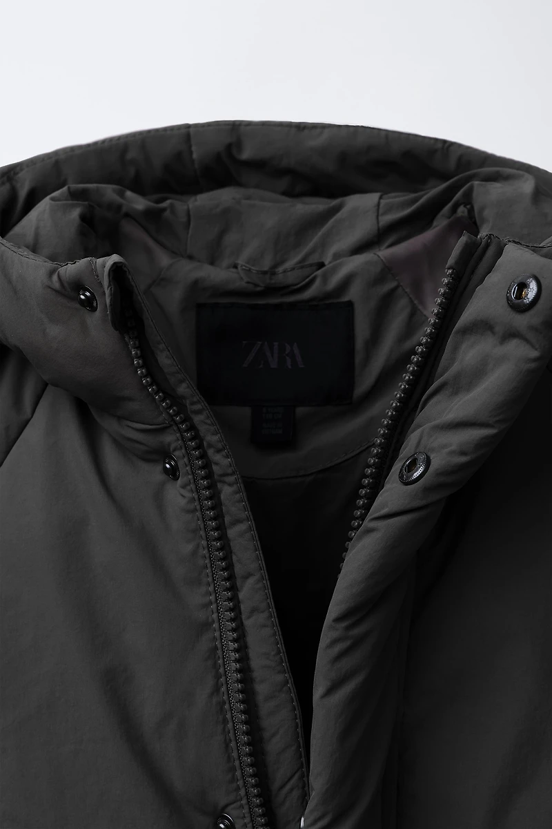 FEATHER DOWN WATER REPELLENT PUFFER COAT