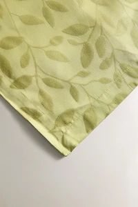 JACQUARD PLANT MOTIF TABLE RUNNER