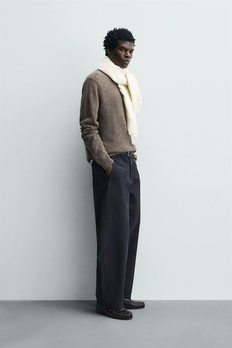 100% WOOL BOTTONATO JUMPER