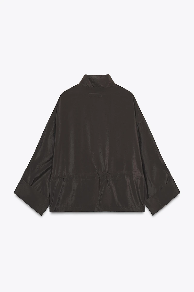 SAFARI JACKET WITH DRAWSTRING