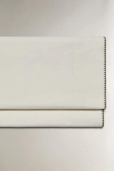 KIDS’ COTTON SHELL STITCH FLAT SHEET