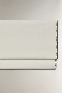 KIDS’ COTTON SHELL STITCH FLAT SHEET