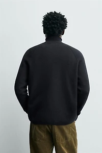 TEXTURED JUMPER WITH WOOL
