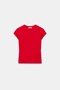 SHORT SLEEVE HEARTS T-SHIRT