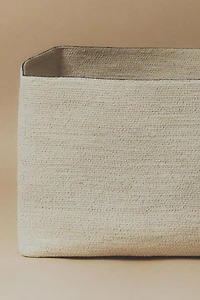 SQUARE BASKET WITH LINE