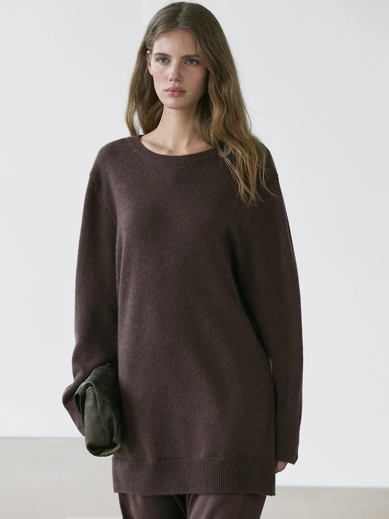 100% cashmere sweater dress