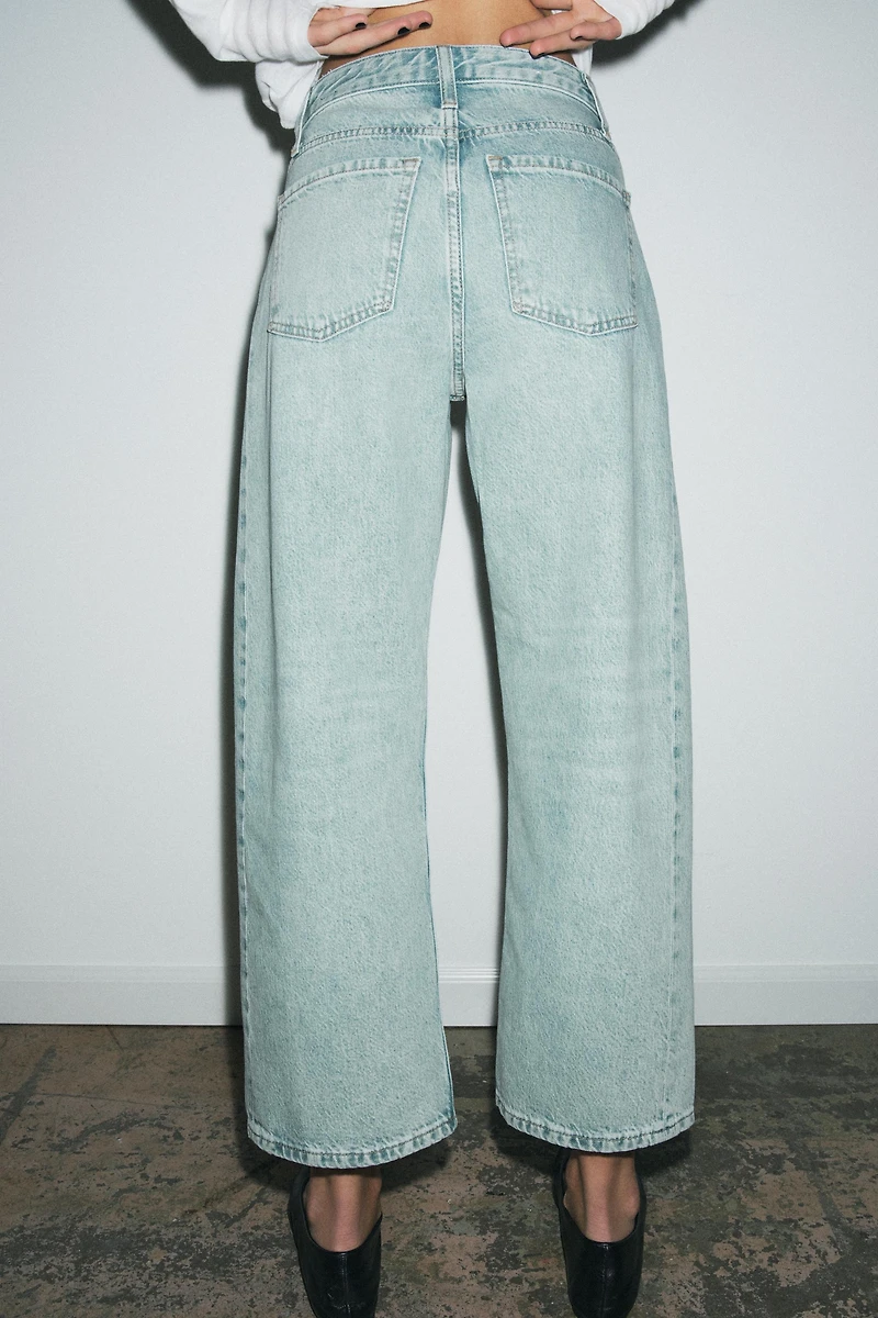 ZW COLLECTION MID-RISE RELAXED ANKLE JEANS