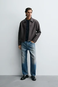 BLOUSON EN MATIÈRE SYNTHÈTIQUE