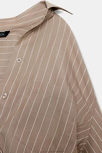 OVERSIZED POPLIN SHIRT