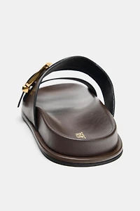 BUCKLED SANDALS
