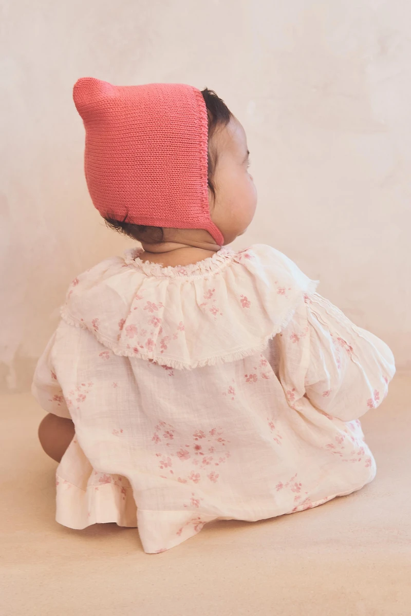 COTTON KNIT BONNET LIMITED EDITION