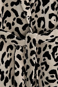 PEIGNOIR VELOURS IMPRIMÉ ANIMAL