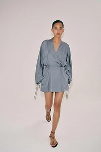 ZW COLLECTION SHORT WRAP DRESS
