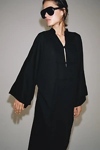 FROG BUTTON TUNIC DRESS ZW COLLECTION
