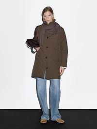 Veste matelassée longue et légère