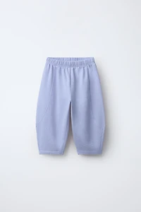 PLAIN BALLOON PLUSH PANTS