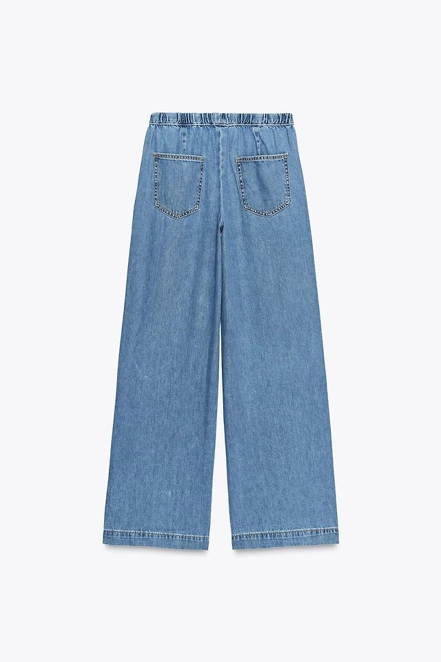 Denim Pantaloni Wide Leg Zara Pants Pantaloni Saldi Zara JEANS ZW