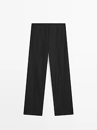 Pantalon droit à rayures tennis