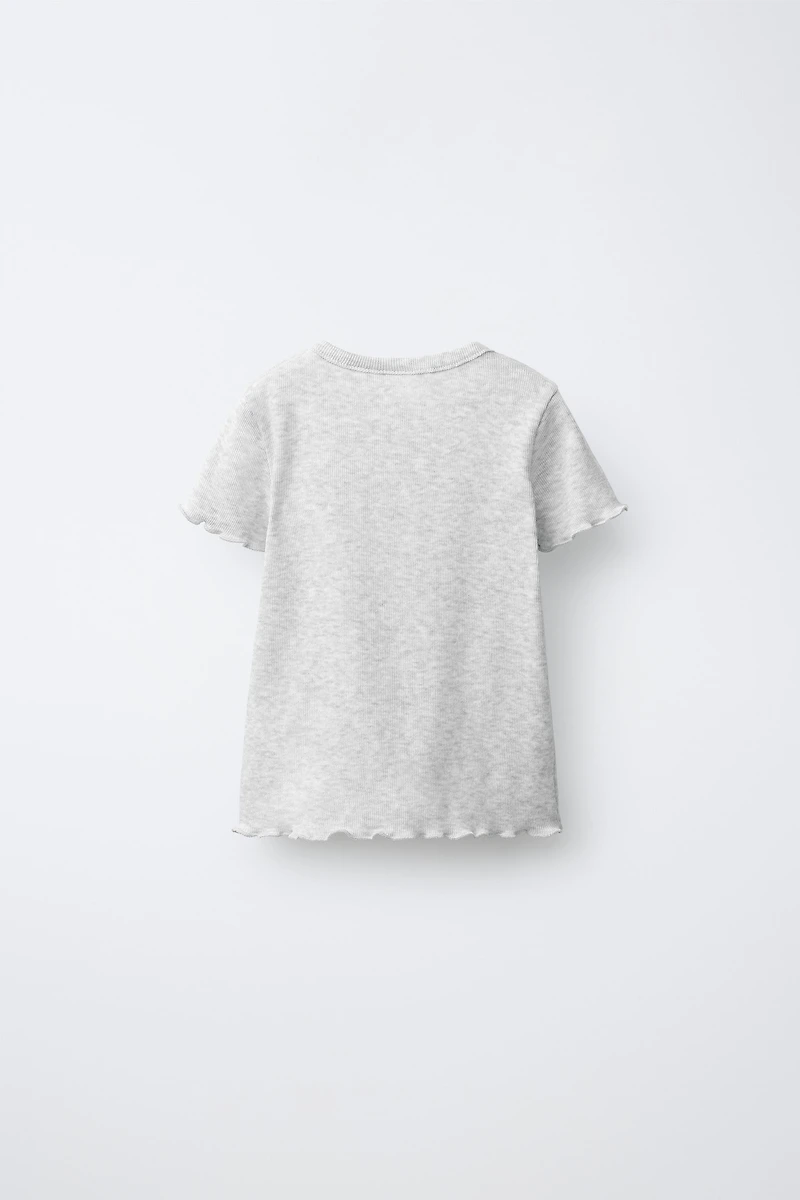 RIBBED T-SHIRT
