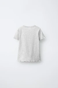 RIBBED T-SHIRT
