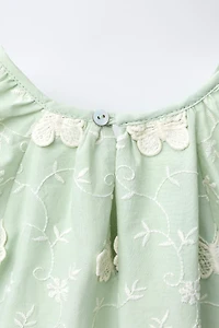 ROBE PAPILLONS BRODÉS