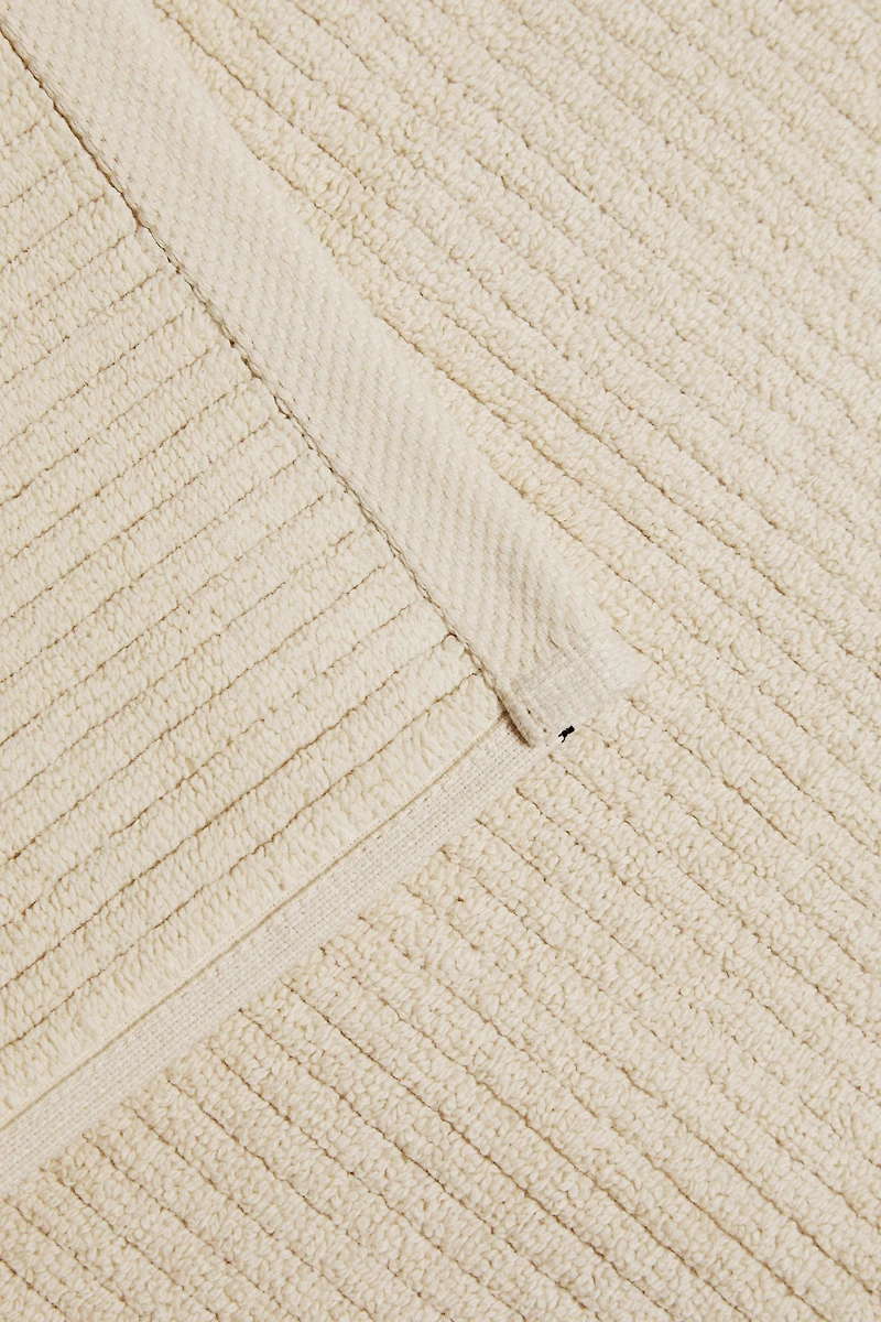 RIBBED TEXTURED BATH MAT