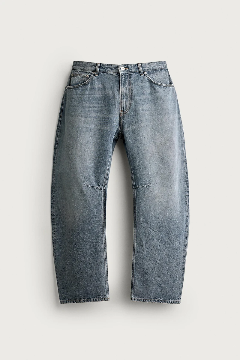 STRAIGHT BARREL FIT JEANS