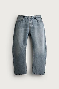 STRAIGHT BARREL FIT JEANS