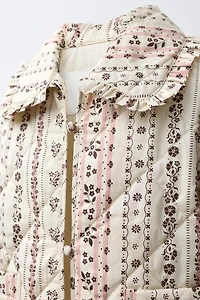 PRINTED PUFFER JACKET