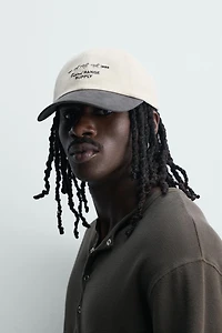 COMBINATION EMBROIDERY CAP