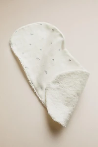 KIDS' SHOULDER BIB WITH FLORAL DESIGN