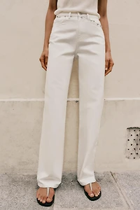 Z1975 PEARLESCENT BELTED JEANS
