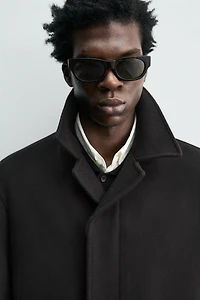 MANTEAU MÉLANGE LAINE MANTECO ®