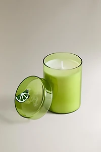 G) LIME & PEPPERMINT SCENTED CANDLE