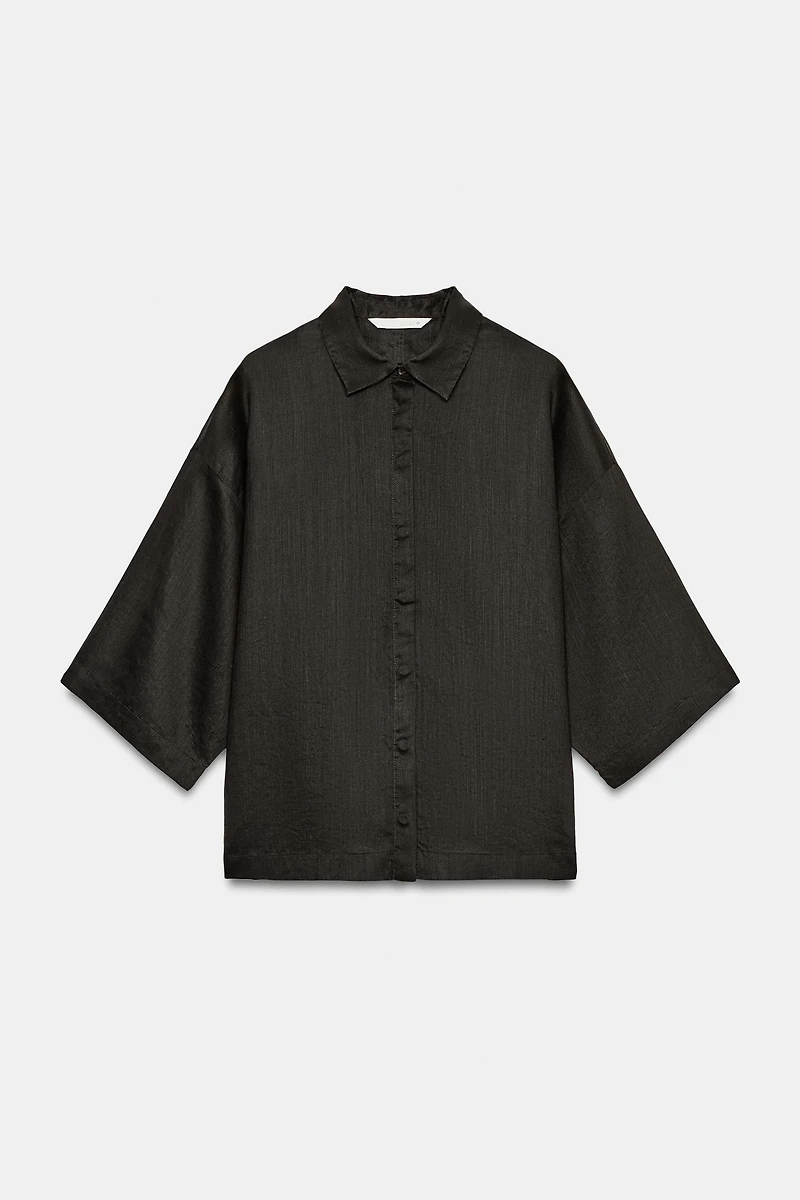 ZW COLLECTION FLOWY OVERSIZED SHIRT