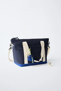 CONTRAST BOWLING BAG