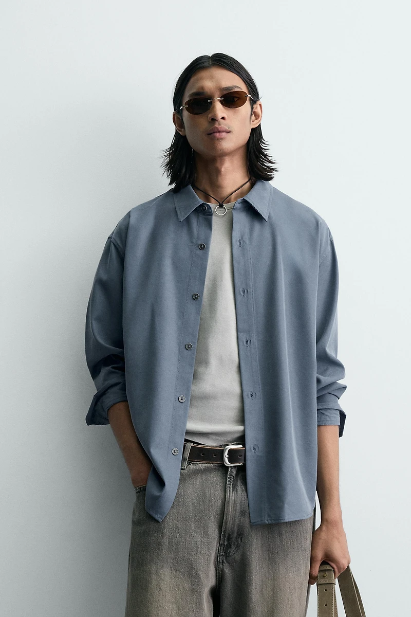 CHEMISE FLUIDE COUPE DÉCONTRACTÉE