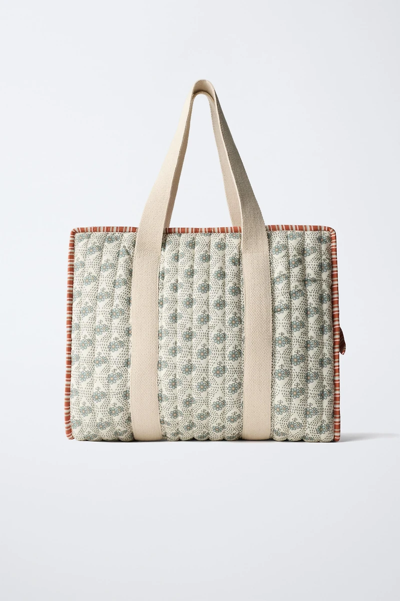 FLORAL DIAPER BAG