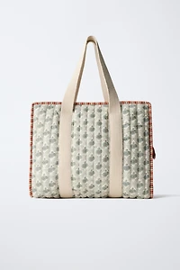 FLORAL DIAPER BAG