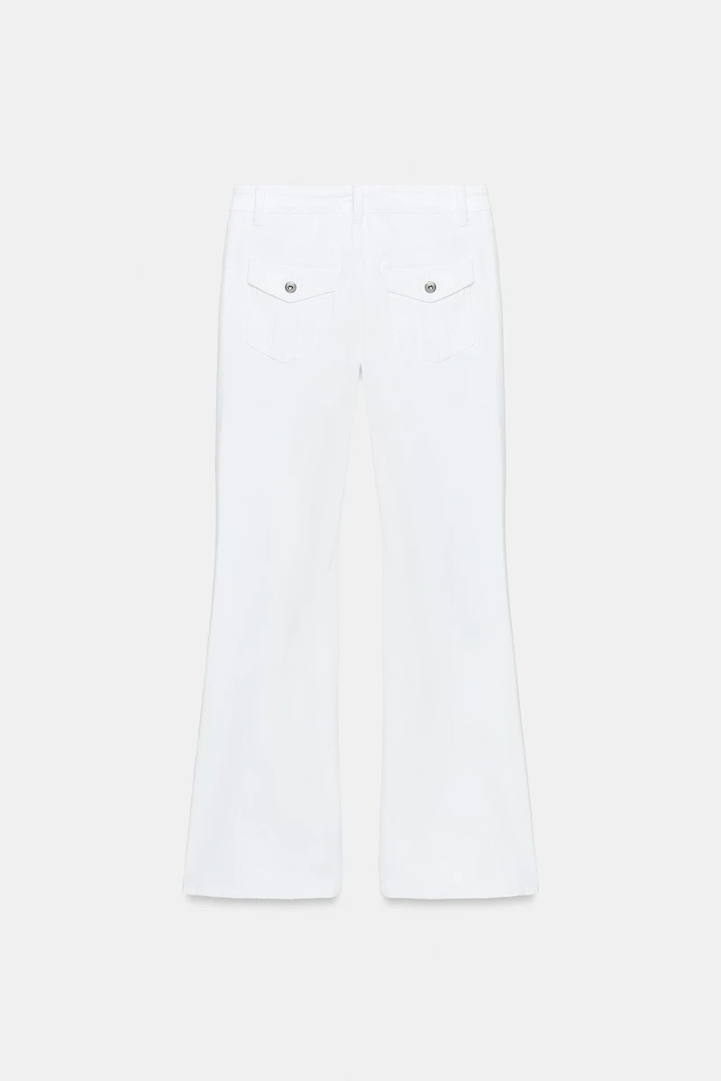 TRF LOW RISE BOOTCUT JEANS